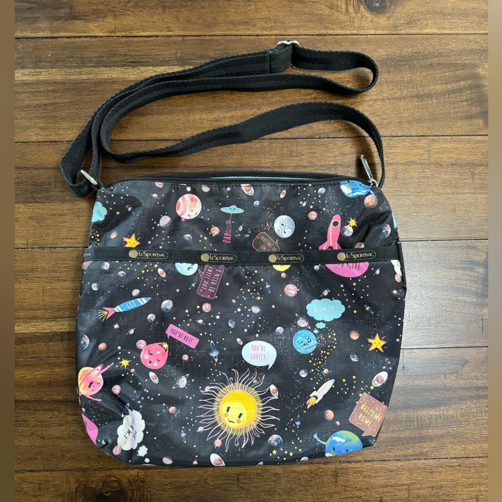 Lesportsac Crossbody Bag Purse - Space Talk